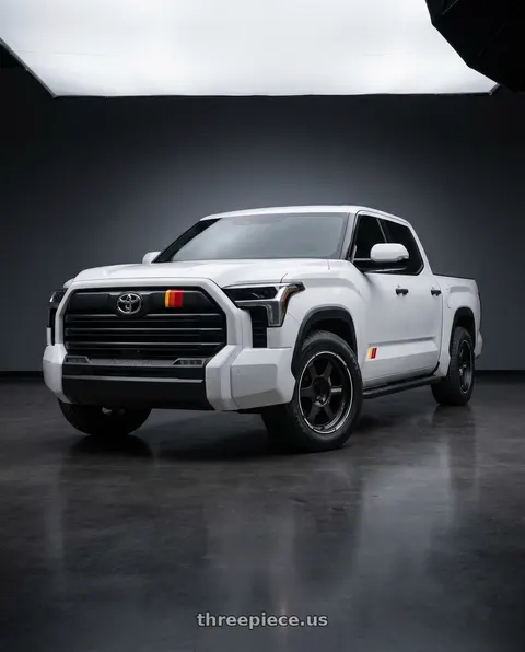 2026 Toyota Tundra with Volk Racing TE37XT 6x139.7 18x8.0+20 Blast Black wheels