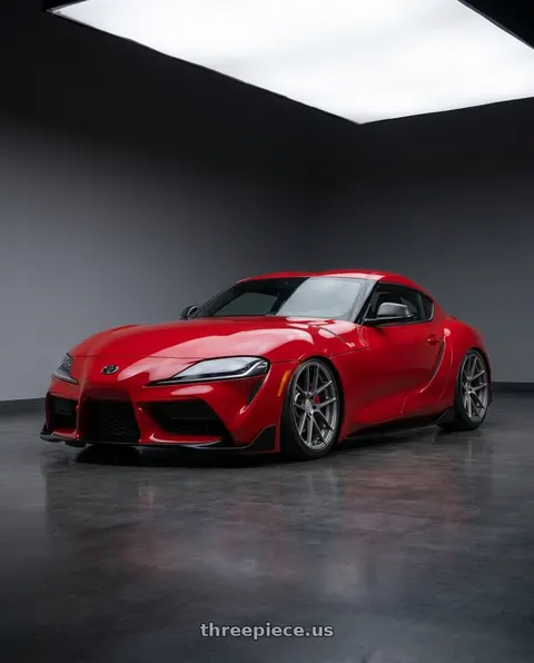 2020 Toyota GR Supra with Avant Garde Wheels M510 5X130 19x11 +52 Dolphin Grey wheels