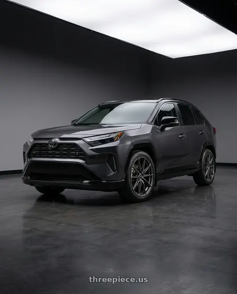 2025 Toyota RAV4 with Enkei DRACO 5x120 18x8.0+35 Anthracite wheels