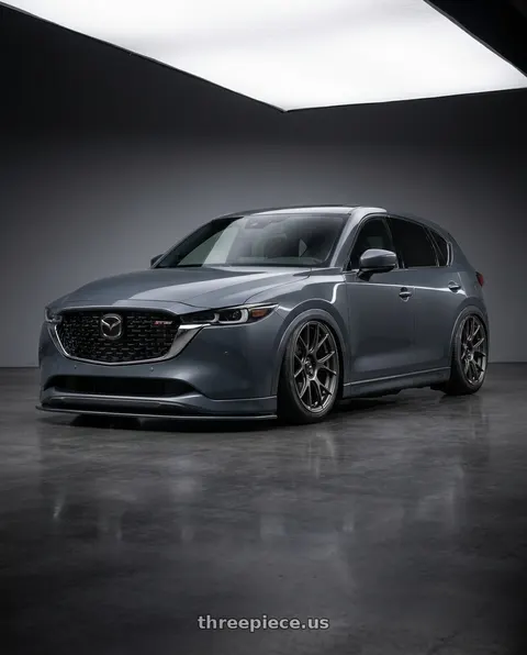 2024 Mazda CX-5 with Konig Ampliform 5x114.3 20x8.5+43 Dark Metallic Graphite wheels