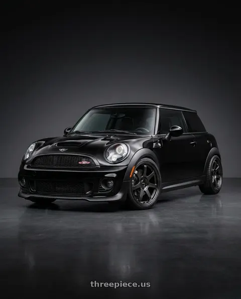 2013 Mini Cooper JCW with Volk Racing TE37 SONIC 4x100 16x6+42 wheels