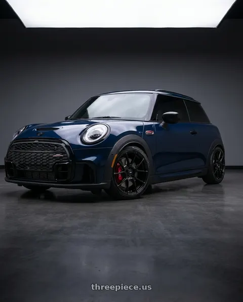 2019 Mini jcw with Enkei TS-V 5x112 18x8+45 Gloss Black wheels