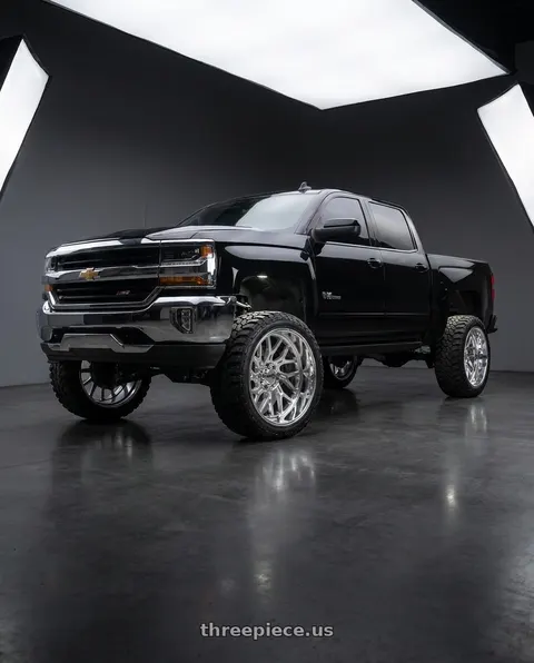 2017 Chevrolet Silverado 1500 LT with Moto Metal MO805 8X170 20X10 -18 CHROME wheels