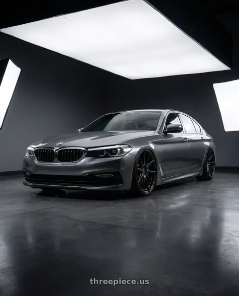 2020 BMW M5 with ADV.1 ADV5.0 5x112 20x11 +12 Satin Black wheels