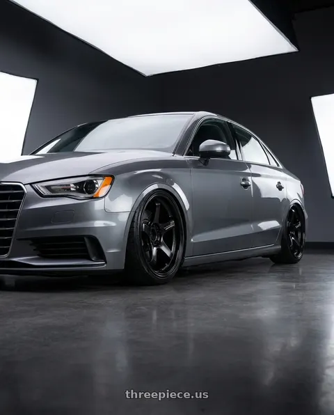 2015 Audi A3 Quattro with Advan Racing GT BEYOND-R 5x112 18x9.5 +25 RACING TITANIUM BLACK wheels