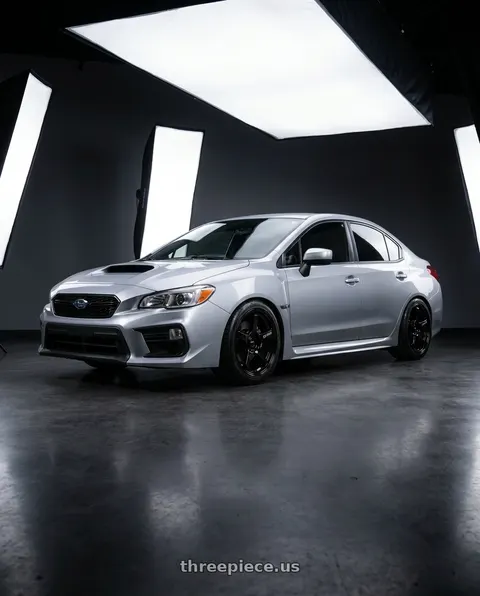 2018 Subaru WRX with Enkei TS-5 5x114.3 18x9.5+38 Gloss Black wheels