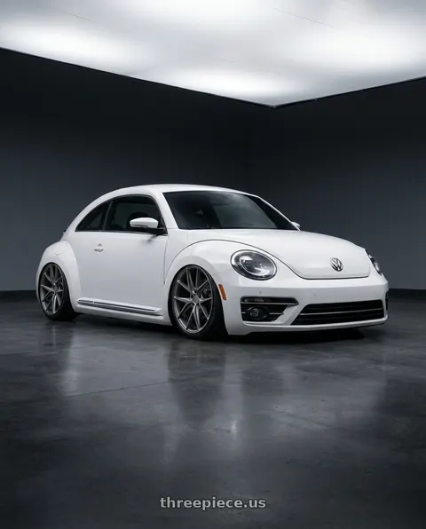 2016 Volkswagen Beetle with Niche 1PC M116 MISANO 5X112 19X8.5 +25 MATTE GUN METAL wheels