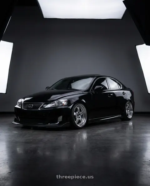 2006 Lexus IS350 with Work Meister S1 3P 5x114.3 18x9+42 L Disk Silver wheels