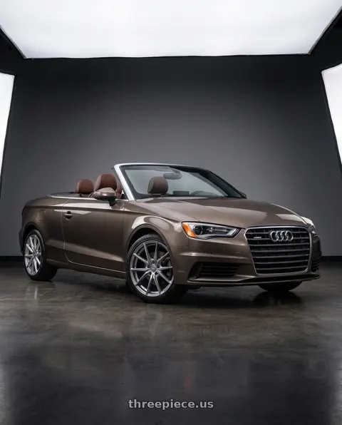 2015 Audi A3 Premium with Enkei TSR-X 5x112 18x8+45 Storm Gray wheels