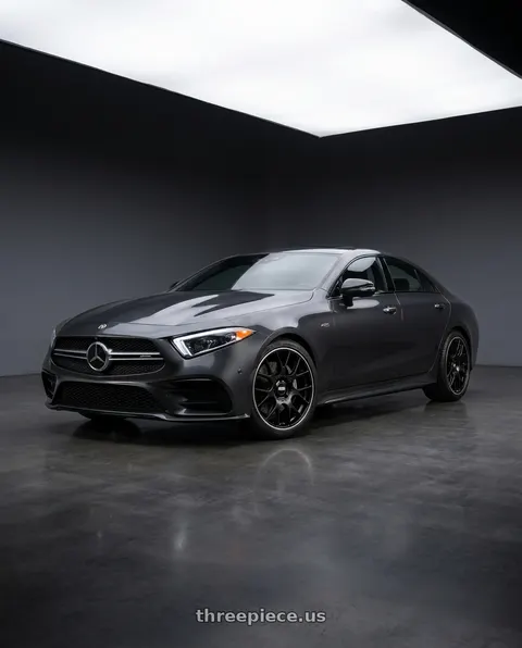 2020 Mercedes-Benz CLS53 AMG with BBS CH-R 5x112 19x8.5 +32 Satin Black Polished Rim Protector wheels