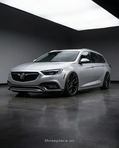 2018 Buick Regal TourX with DOLCE PERFORMANCE PISTA 5x112 20x10 +40 Gloss Black wheels