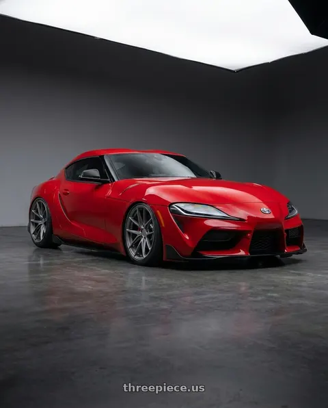 2023 Toyota GR Supra with Niche 1PC M116 MISANO 5X112 19X8.5 +42 MATTE GUN METAL wheels