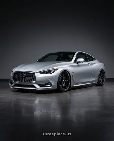 2020 INFINITI Q60 with BBS CC-R 5x114.3 20x10.5+45 Satin Black wheels