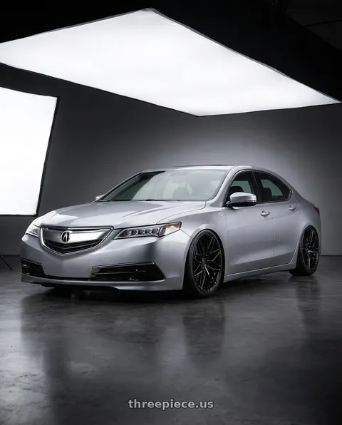 2019 Acura TLX with Avant Garde Wheels M520R 5X114.3 20x11 +50 Gloss Black wheels