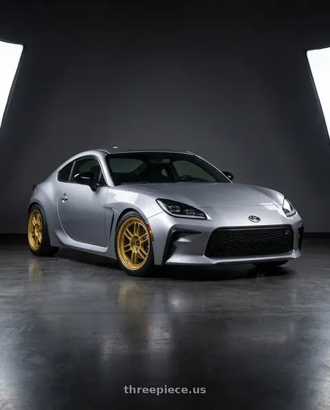 2022 Toyota GR86 Premium with Enkei RPF1 5x100 17x9+45 Gold wheels