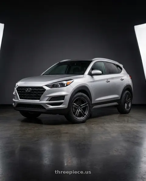 2019 Hyundai Tucson with TSW MECHANICA 5X114.3 20X8.5 +40 MATTE GUNMETAL W/ MATTE BLACK FACE wheels