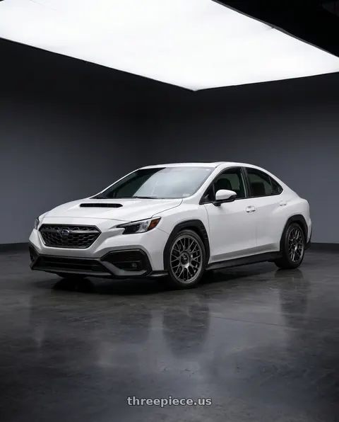 2023 Subaru WRX Premium with Konig MRK1 5X114.3 18x9.5+40 Hyper Carbon - Gloss Black Gear Cap/Logo/Cover Plate wheels