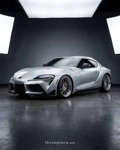 2020 Toyota GR Supra Premium with EXECUTOR CV04 5X112 20X10.5+38 NR Disk Titan Silver wheels
