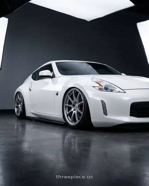 2019 Nissan 370Z with Ssr Gtv02 5x114.3 19x8.5+38  GLARE SILVER wheels