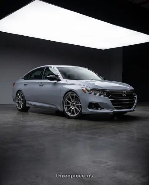 2021 Honda Accord EX-L with Enkei TS10 5x114.3 18x8.5+35 Grey wheels