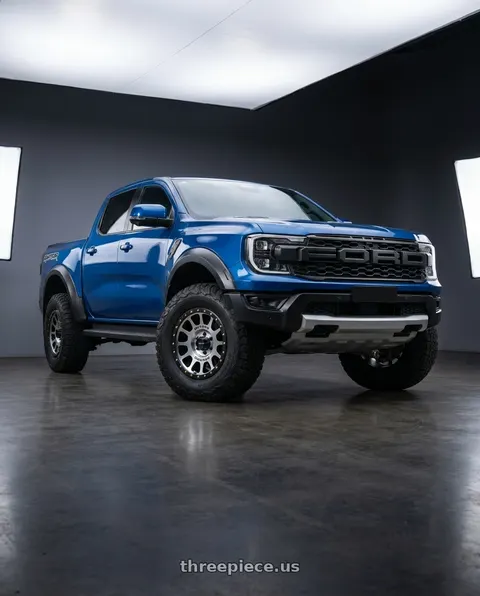 2023 Ford Ranger with Method MR305 NV 17x8.5 0mm Offset 5x5 94mm CB Machined/Black Street Loc Wheel - MR30578550300 wheels