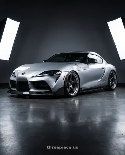 2020 Toyota GR Supra Premium with Work Zeast Black Label Bst2 5x112 20x11+38 S Disk Brilliant Silver Black wheels