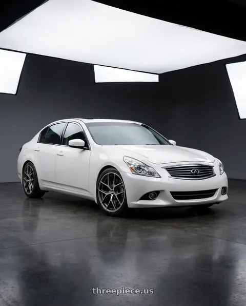 2012 INFINITI G37 with BBS CC-R 5x114.3 19x8.5+30 Graphite w/ Diamond Cut Face wheels