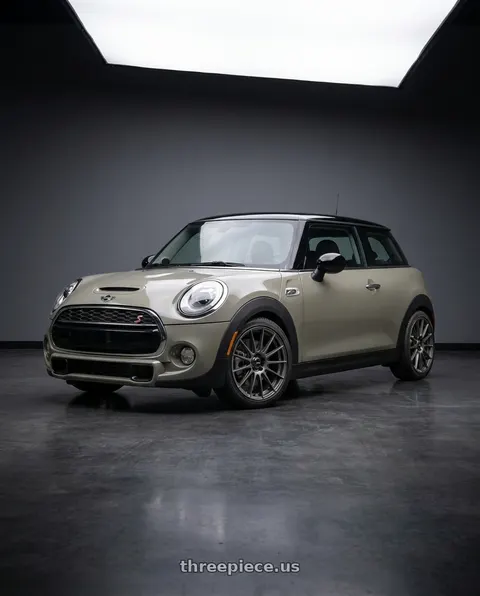 2019 Mini Cooper with Konig Rennform 5x112 18x8+45 Matte Grey wheels