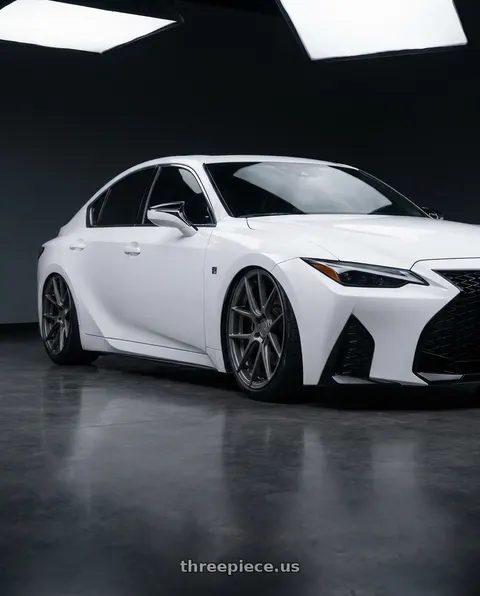 2024 Lexus IS350 with Avant Garde Wheels M510 5X114.3 19x9.5 +40 Dolphin Grey wheels