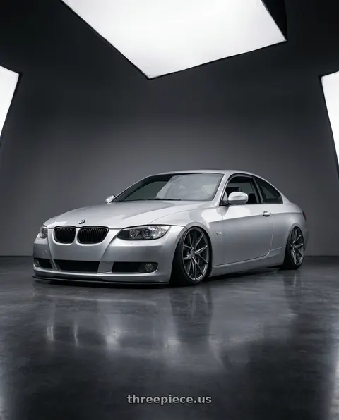 2012 BMW 3 Series E92 with Niche 1PC M116 MISANO 5X120 18X9.5 +40 MATTE GUN METAL wheels