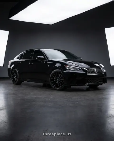 2013 Lexus GS350 with Fittipaldi 363B 5x114.3 20x9.5 +38 Gloss Black wheels