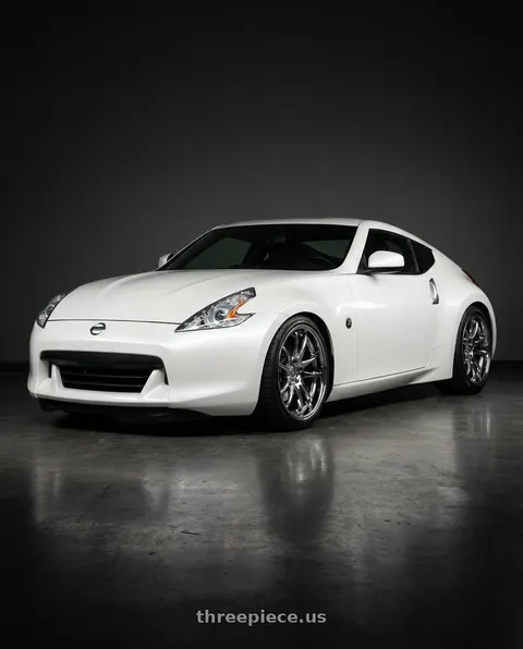 2010 Nissan 370Z with Aodhan DS02 5x114.3 19x9.5+15 Vacuum Chrome wheels