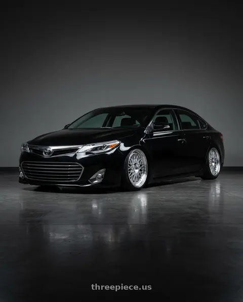 2013 Toyota Avalon with Aodhan AH05 5x114.3 18x8.5+35 Silver w/Machined Face wheels