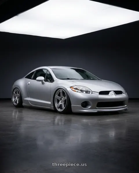 2010 Mitsubishi Eclipse with Ssr Gtv01 5x114.3 18x10.5+15  GLARE SILVER wheels