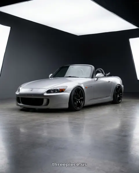2009 Honda S2000 with Advan RGIII 5x114.3 18x10+35 Gloss Black wheels