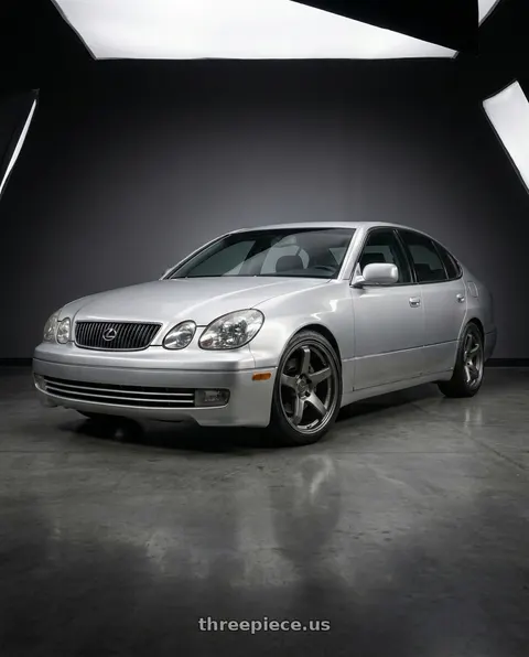 2001 Lexus GS300 with Enkei PF05 5x114.3 18x9.5+38 Matte Gunmetal wheels