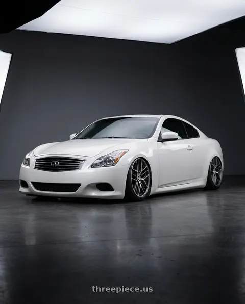 2013 INFINITI G37 with BBS CC-R 5x114.3 19x8.5+30 Graphite w/ Diamond Cut Face wheels