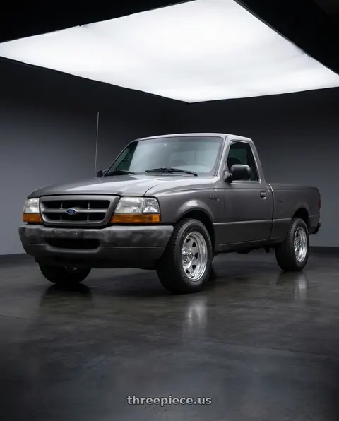 2000 Ford Ranger with Pacer Trailer 28GA Galvanized Spoke Trailer 5x114.3 15x6 +0 Galvanized wheels