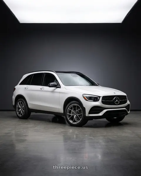 2022 Mercedes-Benz GLC300 with BBS FI-R 5x120 20x10.5+35 Gloss Platinum wheels