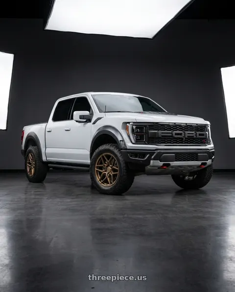 2023 Ford F-150 Raptor with Rohana RFV2 6x135 20x9.5+0 Matte Bronze wheels