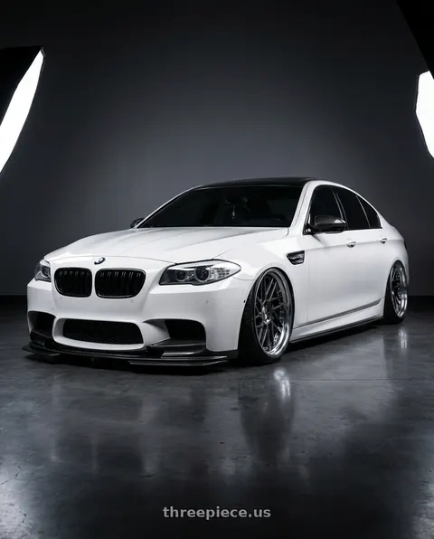 2012 BMW 550i with Leon Hardiritt Geist 21x10.0+42 Super Low Disk wheels