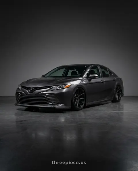 2021 Toyota Camry with Bravado 08B Tribute 5X115 20x9.5 +18 Matte Black wheels