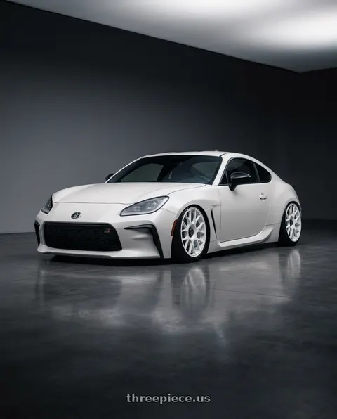 2016 Scion FR-S with fifteen52 APEX 5x100 / 5x114.3 18x8.5 +35 RALLY WHITE (GLOSS WHITE) wheels