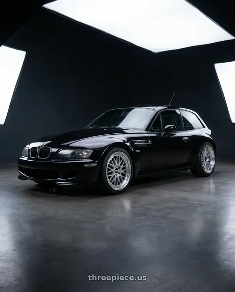 1999 BMW Z3 with BBS LM 5x120 19x8.0+40 Diamond Silver wheels