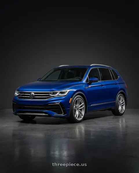 2024 Volkswagen Tiguan Wolfsburg Edition with Fittipaldi 361S 5X112 20x8.5 +35 Brushed Silver wheels