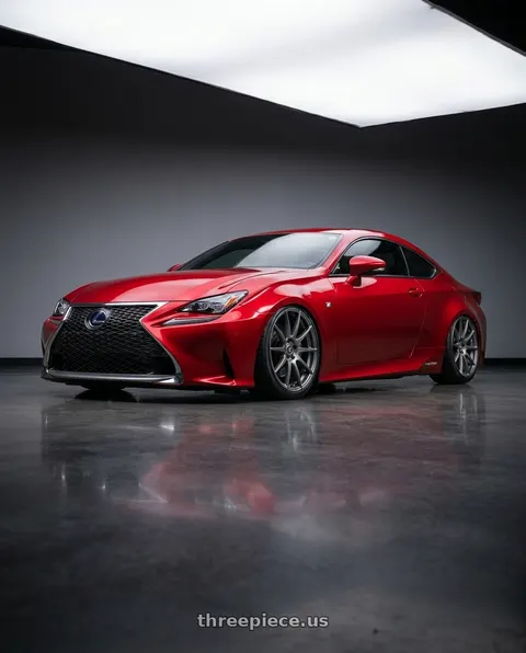 2018 Lexus RC F with Forgestar CF10 5x114.3 19x9 +35 Gloss Anthracite wheels