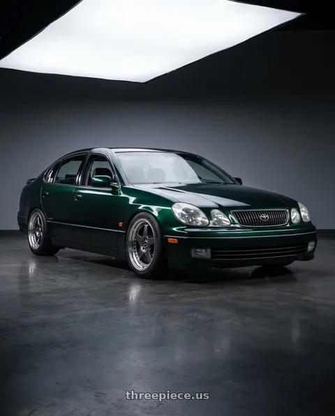 1998 toyota aristo with SSR Professor SP6 5x100 18X8.5+35 MD Disk Prism Dark Gunmetal wheels