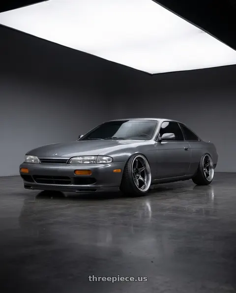 1995 Nissan 240SX with Ssr Gtx03 5x114.3 18x10.5+22  BLACK GRAPHITE wheels