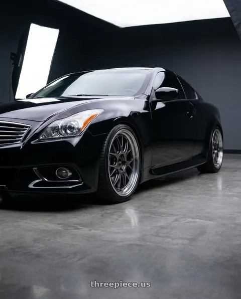 2011 INFINITI G37 with BBS LM-R 5x114.3 19x9.5+38 Diamond Black wheels