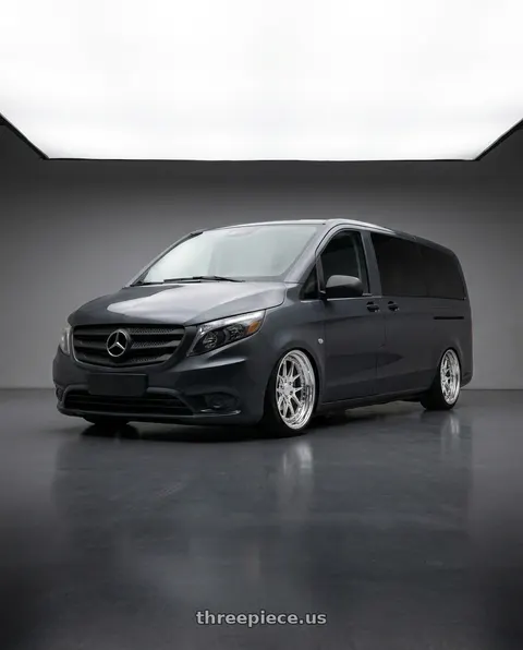 2023 Mercedes-Benz Metris with CCW CZ05 4x100 16x7 +62 Polished wheels